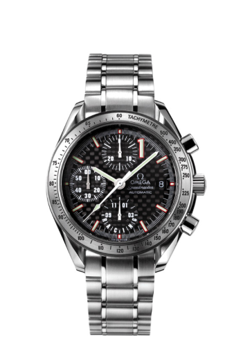 Omega Speedmaster Date 40 Stainless Steel / Carbon / Bracelet / Schumacher 2001